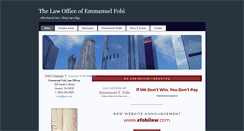 Desktop Screenshot of fobilaw.com